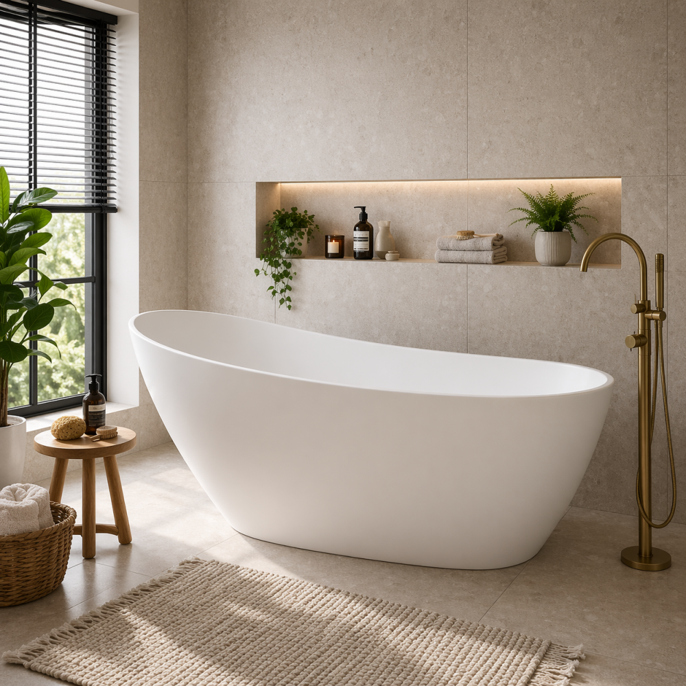 Ashbourne Freestanding Slipper 1500x700x690mm Bath