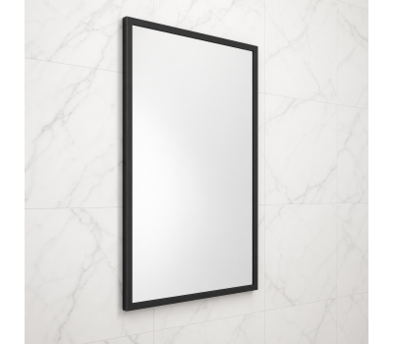 Origins Living Docklands Rectangular Mirror 50 Black - 50x80cm B375585