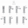 Bathroom Basin Mixers Chrome DITS1276 Abano Basin Mixer & Waste - Chrome Bathroom Tap