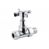 Radiator Valves DIRA0244 Crosshead Radiator Valves - Straight (pr)