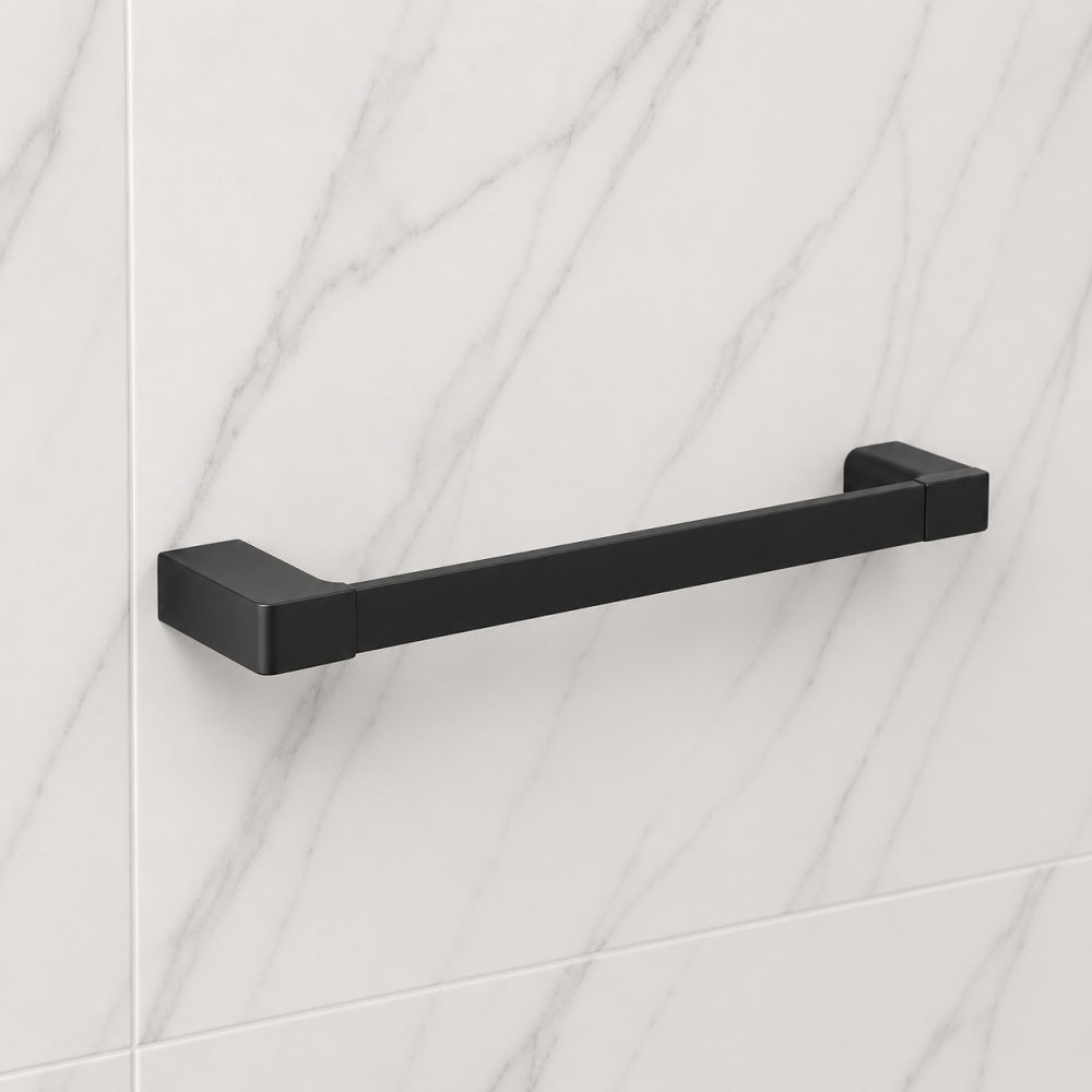 Pirenei in Black Accessories PI21/35-14 Origins Living Pirenei Towel Rail 35cm - Black PI21/35-14