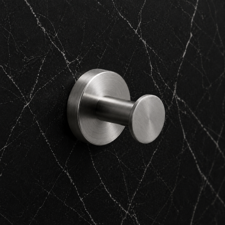 Origins Living G Pro Robe Hook - Brushed 5027-38 Bathroom Accessory