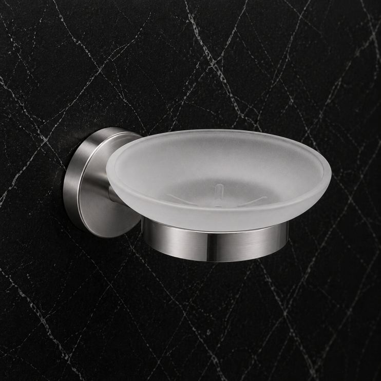 Origins Living G Pro Soap Dish - Brushed 5011-38 Bathroom Accessory
