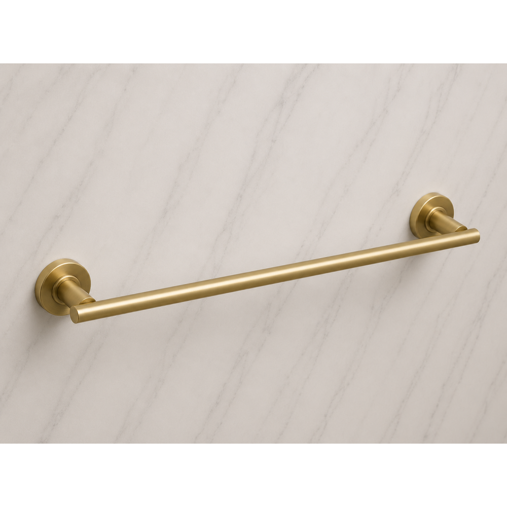 Origins Living Tecno Project Towel Rail 33cm - Brushed Brass 201761