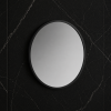 Abode Mayar 600mm Round Mirror - Matt Black