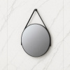 Mako 600mm Round Mirror - Matt Black