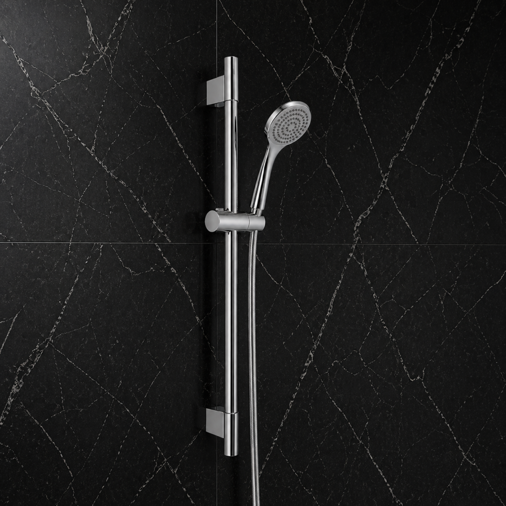 Slide Rail Kits Chrome AB2319 Abode Euphoria Sliding Rail Shower Kit (Single Pattern) - Chrome