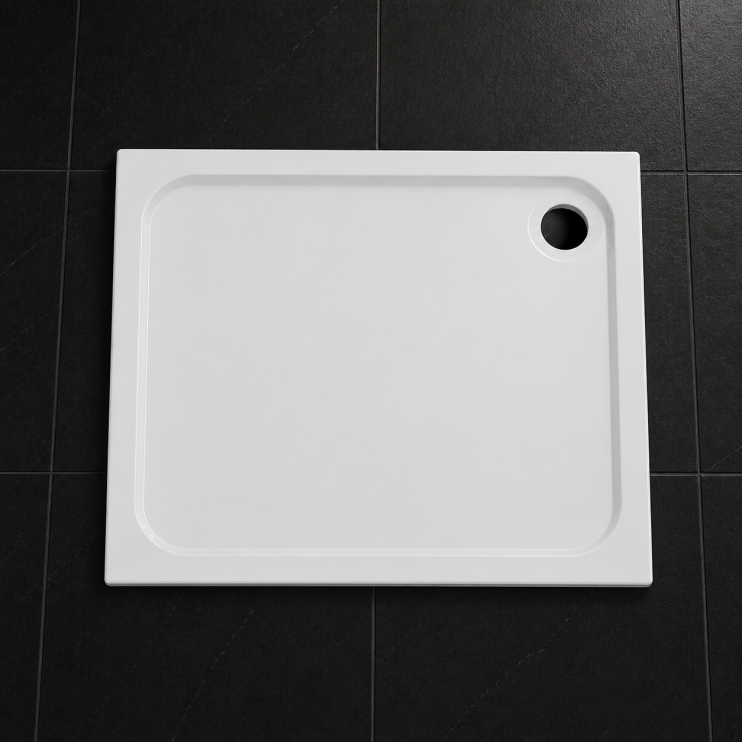 45mm Low Profile Rectangular Shower Trays & Waste