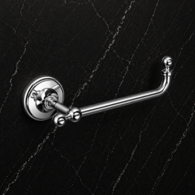 Origins Living Albany Open Toilet Roll Holder - Chrome ALB-117001-CH Bathroom Wall Fitting