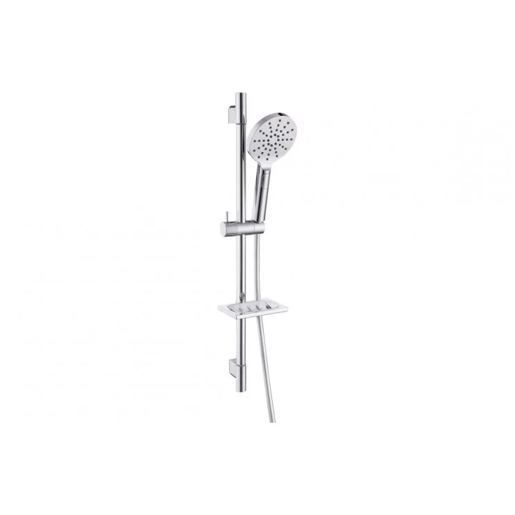 Slide Rail Kits Chrome DICM0616 Aurora Round Push Button Shower Kit