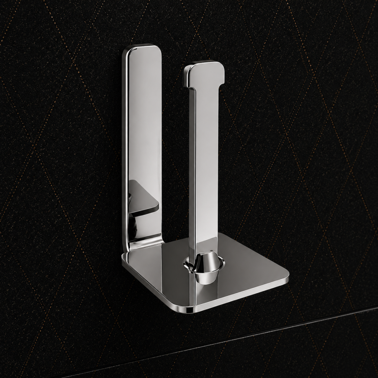 Origins Living Outline Spare Toilet Roll Holder - Chrome 3224/02-13 Bathroom Wall Accessories