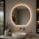 Otsu 800x700mm Round Back-Lit LED Mirror