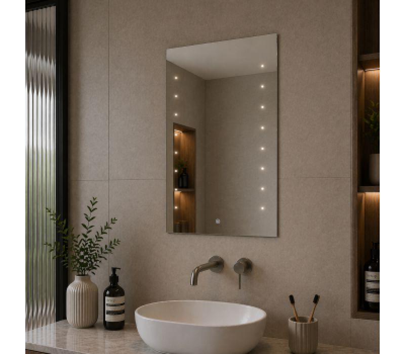 Finlo 400x600mm Rectangle Battery-Operated LED Mirror Finlo 400x600mm Rectangle Battery-Operated LED Mirror