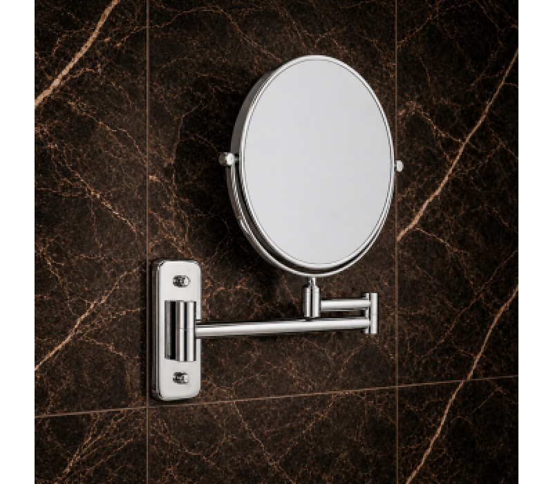 Origins Living Mason Reversible 7x Magnifying Wall Mirror - Chrome MSN-007720-CH