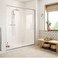 Classix 1000mm Easy-Fit Sliding Door - Chrome