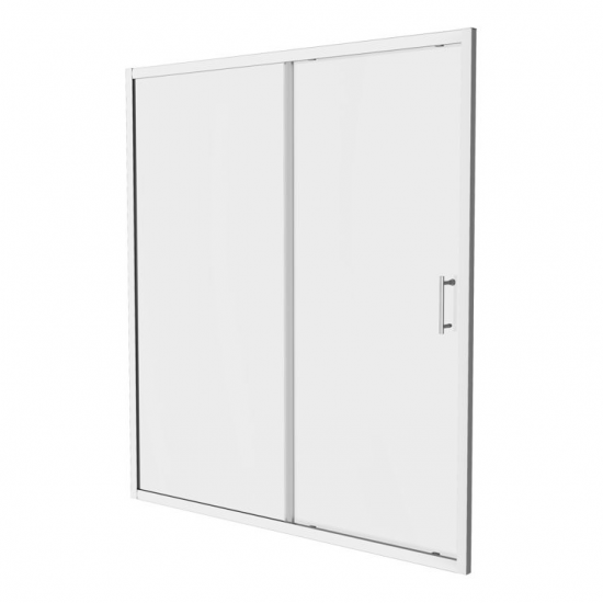 Classix 1000mm Sliding Door - Chrome