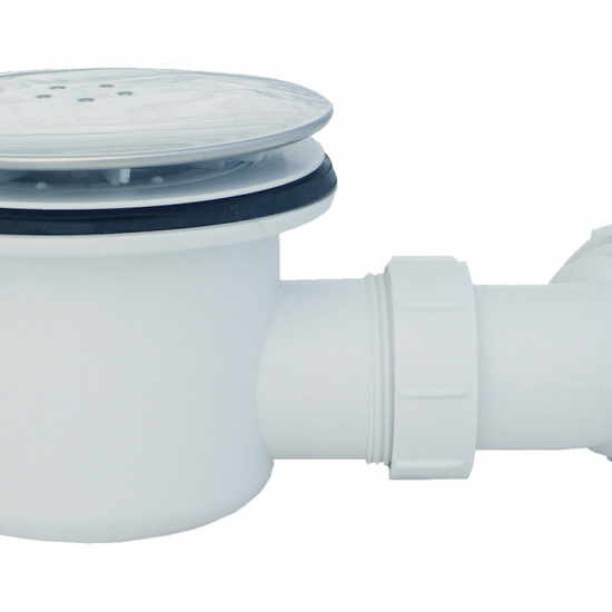 Classix 1000x700mm Easy-Fit Sliding Door & 45mm Tray Pack - Chrome