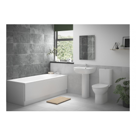 Full Bathroom Suite with Bath, Basin and Close-couple WC