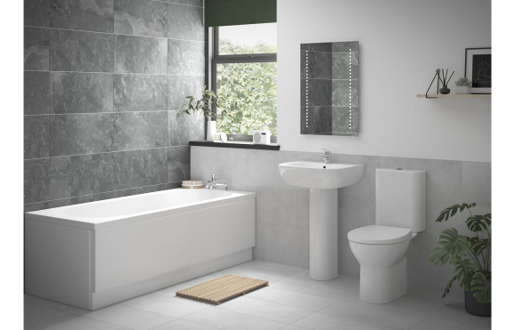 Full Suite with Bath, Basin and Close-couple WC