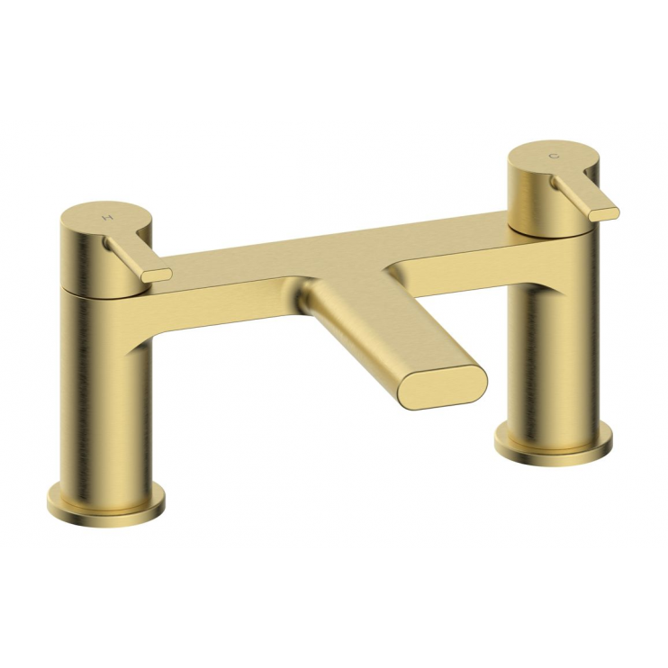 Complete Bathroom Suites DIGSP116 Full Bathroom Suite & Bath with Brushed Brass Finishes