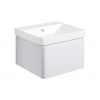Furniture Pack DIFTP5674 Cosmos 500mm Basin Unit & Rimless Close Coupled WC Pack - Matt White