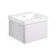Furniture Pack DIFTP5674 Cosmos 500mm Basin Unit & Rimless Close Coupled WC Pack - Matt White