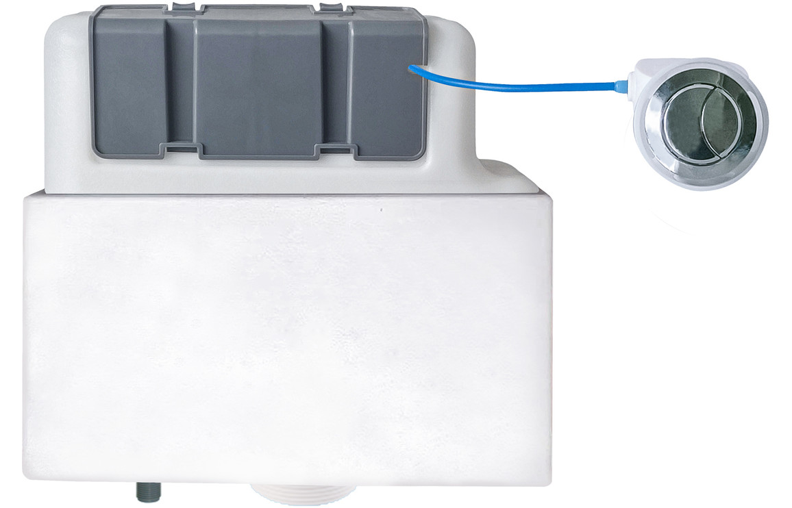 Venosa 1000mm Furniture & BTW WC Pack - White Gloss (LH)