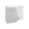 Venosa 1000mm Furniture & BTW WC Pack - Grey Gloss (LH)