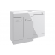 Venosa 1000mm Furniture & BTW WC Pack - Grey Gloss (RH)
