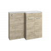 Venosa 1000mm Furniture & BTW WC Pack - Oak (RH)