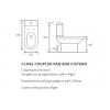 Vista 550mm Vanity & C/C Toilet Pack
