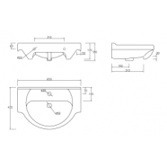 Vista 650mm Vanity & C/C Toilet Pack