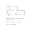 Furniture Packs DIFTP2562 Vista 650mm Vanity & C/C Toilet Pack