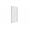 Classix 700mm Bi-fold Door - Chrome Classix 700mm x 6mm Glass Bi-fold Door - Chrome