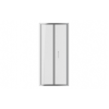 Classix 700mm Bi-fold Door - Chrome Classix 700mm x 6mm Glass Bi-fold Door - Chrome