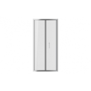 Classix 700mm Bi-fold Door - Chrome Classix 700mm x 6mm Glass Bi-fold Door - Chrome