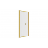 Classix 760mm x 6mm Glass Bi-fold Door - Brushed Brass