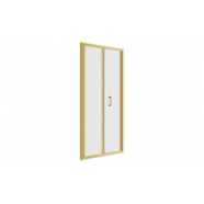 Classix 760mm x 6mm Glass Bi-fold Door - Brushed Brass