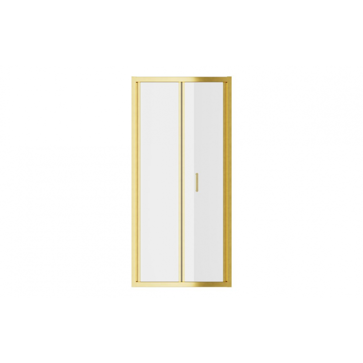 Classix 760mm x 6mm Glass Bi-fold Door - Brushed Brass