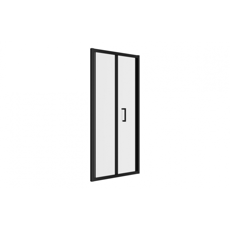 Classix 760mm x 6mm Glass Bi-fold Door - Matt Black