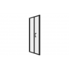 Classix 760mm x 6mm Glass Bi-fold Door - Matt Black