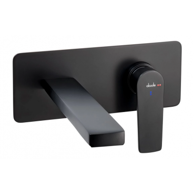 Bathroom Basin/Bath Wall Mixers Black