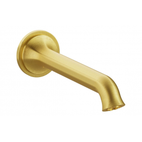 VitrA Origin Classic Wall Mounted Bath Spout - Brushed Gold