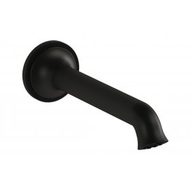 VitrA Origin Classic Wall Mounted Bath Spout - Matt Black
