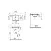 VitrA S20 450x370mm 0TH Undercounter Basin - White