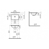 VitrA S20 500x370mm 0TH Undercounter Basin - White