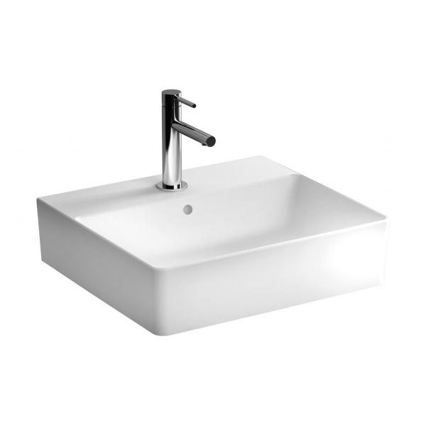 VitrA Nuo 500x440mm 1TH Countertop Basin w/Overflow - White