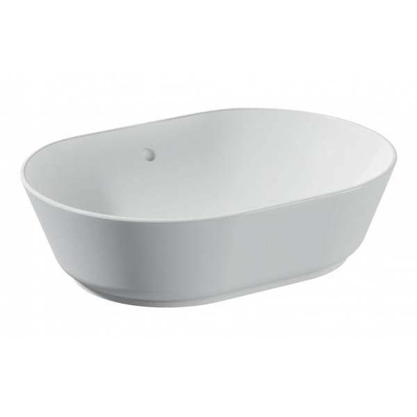 VitrA Geo 545x400mm 0TH Basin w/Overflow - White