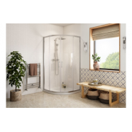 Vista Full Shower Room Suite with 900mm 2 Door Easy-Fit Quadrant & Tray