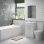 Vista Full Bathroom Vanity Suite with Bath
